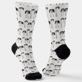 Myzenisch-griechisch Inspirierte Pferdestücke Socken