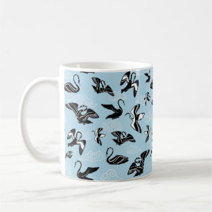 Myzenisches Inspiriertes griechisches Vogelmuster Kaffeetasse