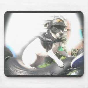 Mz. Sassy Biker Babe Mousepad