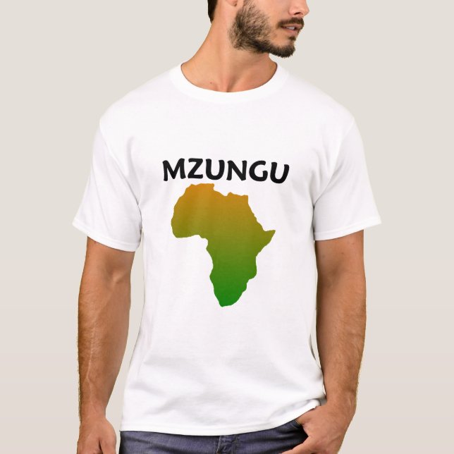 mzungu afrika T-Shirt (Vorderseite)