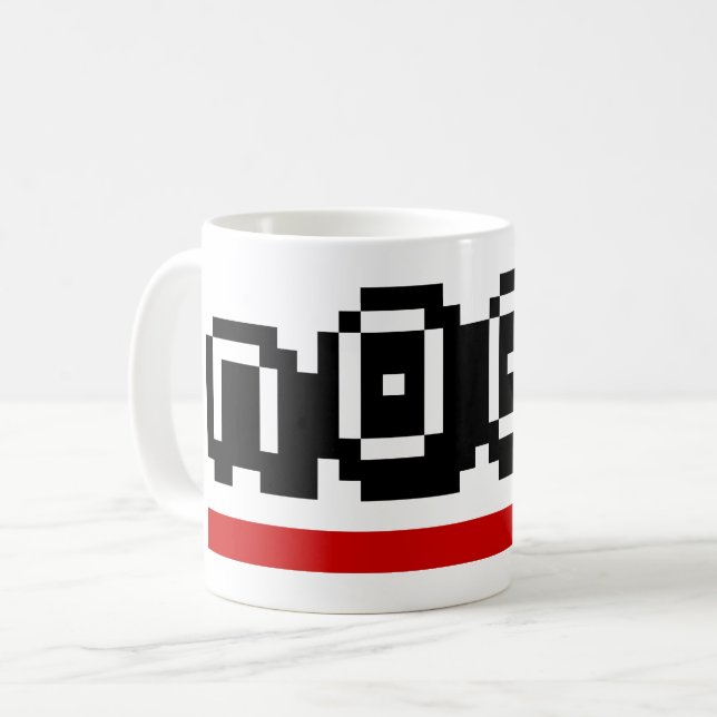 n00b kaffeetasse (Vorderseite Links)
