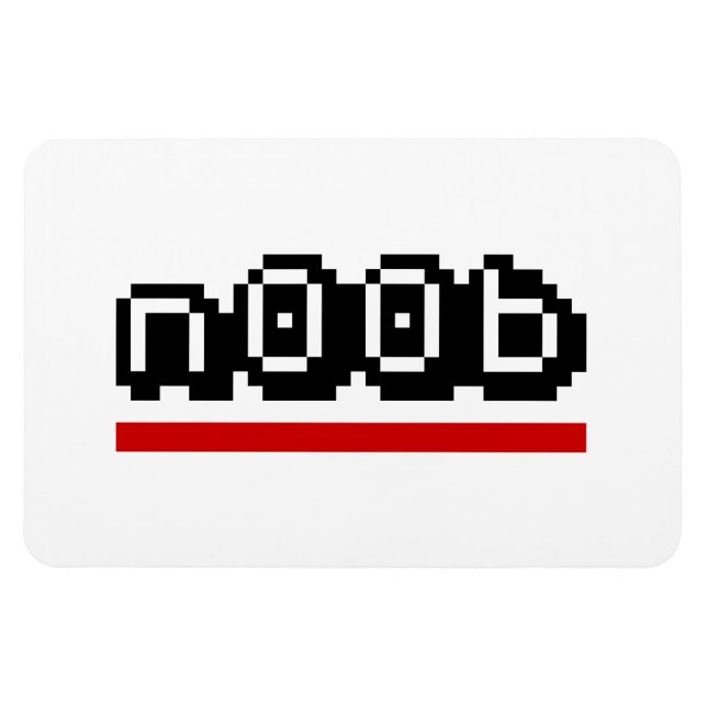 n00b magnet (Horizontal)