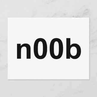 n00b postkarte