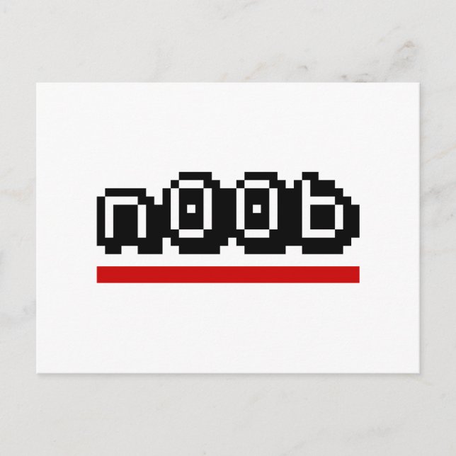 n00b postkarte (Vorderseite)
