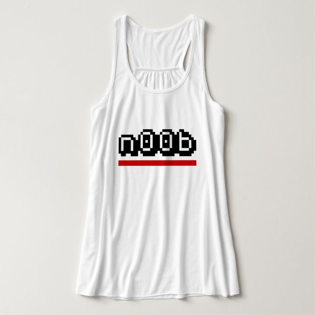n00b tank top (Design Vorderseite)