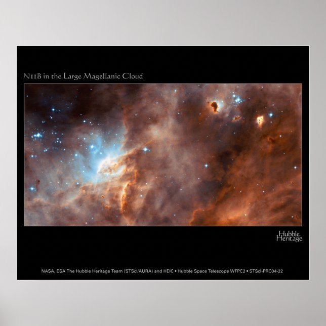 N11BInThe LargeMagellanicCloud-2004 Poster (Vorne)