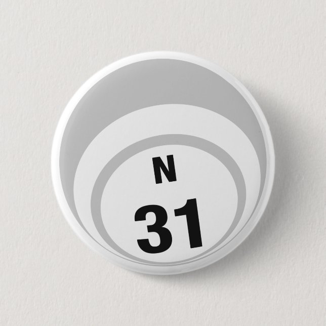 N31 Bingo-Ball-Taste Button (Vorderseite)