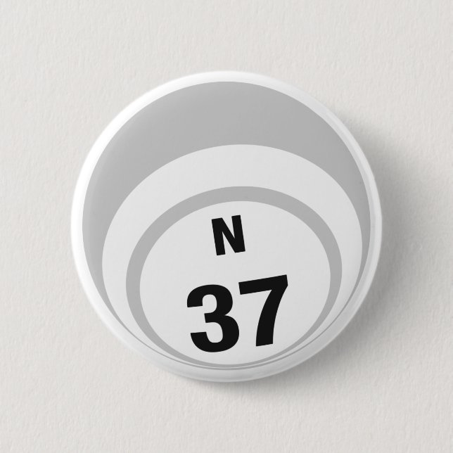 N37 Bingo-Ball-Taste Button (Vorderseite)