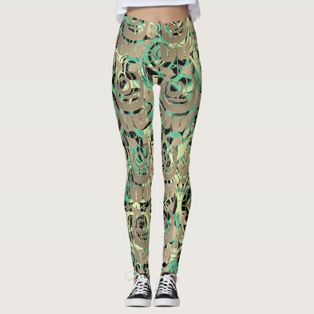 N8V Camouflage Leggings (Vorderseite)
