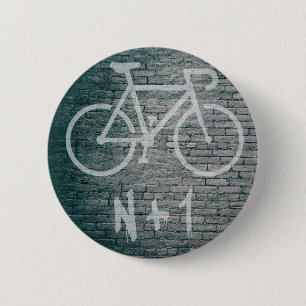 N+1 Bike Graffiti Button