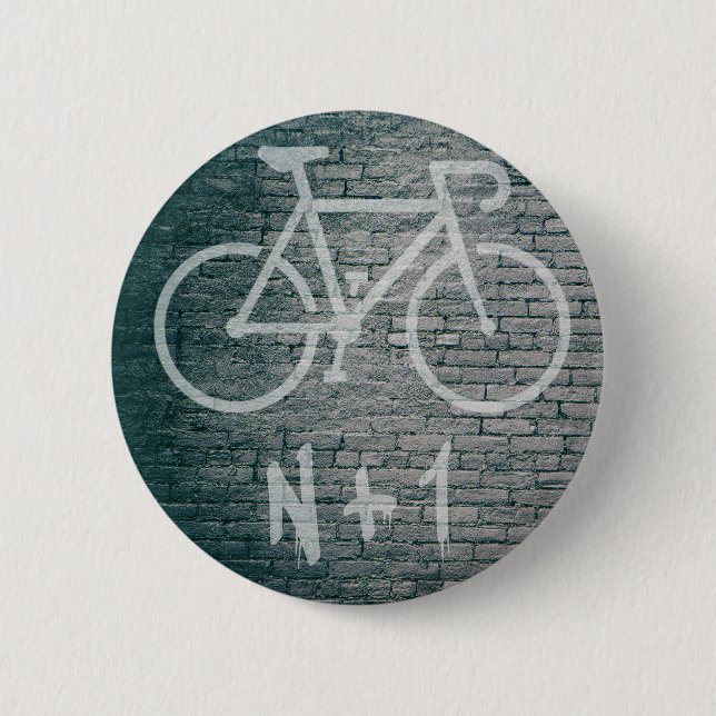 N+1 Bike Graffiti Button (Vorderseite)