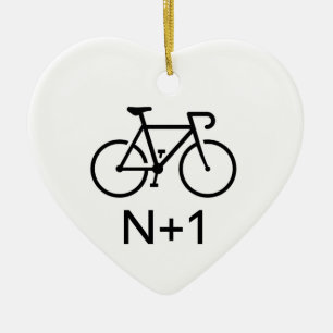 N+1 Bike Keramik Ornament