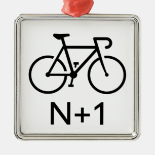 N+1 Bike Ornament Aus Metall
