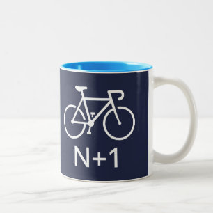 N+1 Bike Zweifarbige Tasse