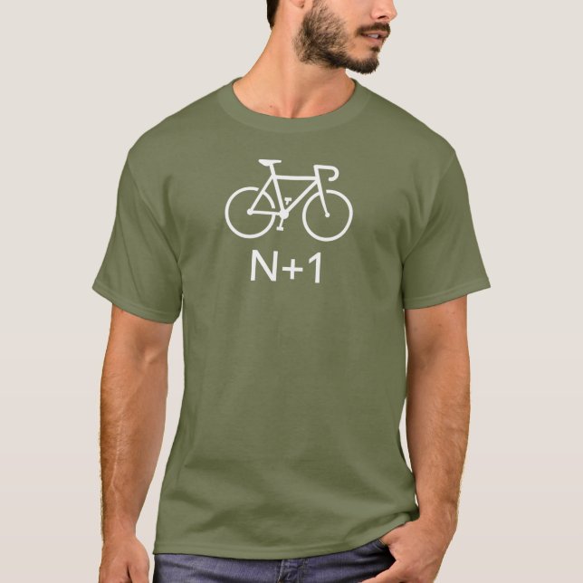 N+1 Fahrrad T-Shirt (Vorderseite)