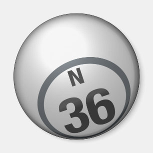 N 36 Bingo-Kugelmagnet Magnet