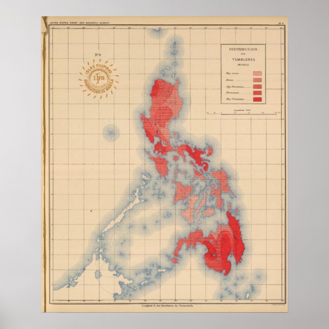 n 6 Verteilungstempel Poster (Vorne)