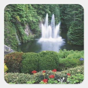 N.A., Kanada, British Columbia, Vancouver Quadratischer Aufkleber