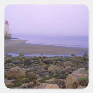 N.A. Kanada, Nova Scotia, Landkreis Shelburne. Quadratischer Aufkleber