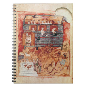 N.A.L 2334 fol.10v Noah Arche, von 'De Tours Pent Notizblock