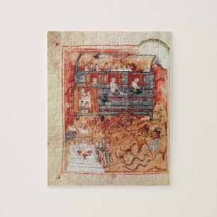 N.A.L 2334 fol.10v Noah Arche, von 'De Tours Pent Puzzle