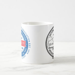 N.A.P.E. Doppellogo-Weiß-Tasse Kaffeetasse