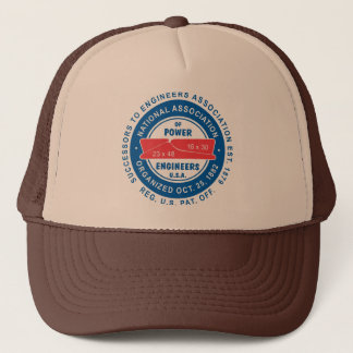 N.A.P.E. TAN-/Brown-Fernlastfahrer-Hut Truckerkappe