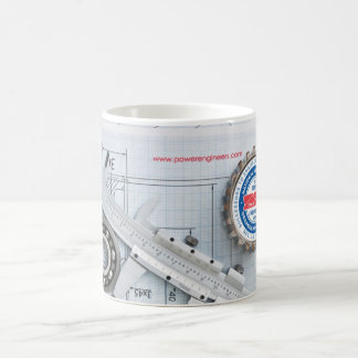 N.A.P.E. Technik bearbeitet weiße Tasse