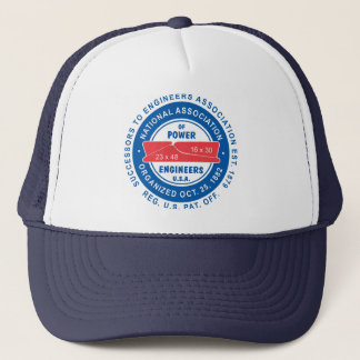 N.A.P.E. Weiß/Marine-Fernlastfahrer-Hut Truckerkappe