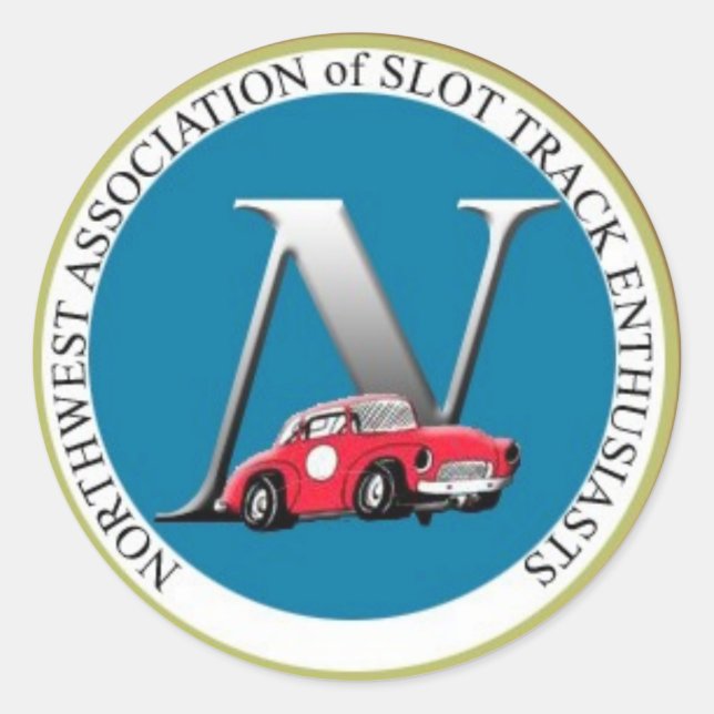 N.A.S.T.E.-Logo-Aufkleber Runder Aufkleber (Vorderseite)