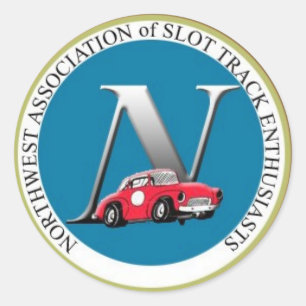 N.A.S.T.E.-Logo-Aufkleber Runder Aufkleber