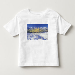 N.A., USA, Colorado, San Juan Mts Frischer Schnee Kleinkind T-shirt