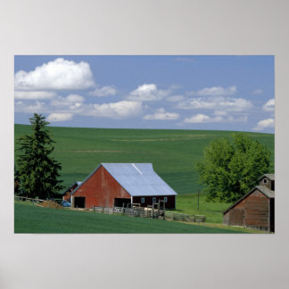 N.A., USA, Idaho, Latah Landkreis bei Genesee. Poster