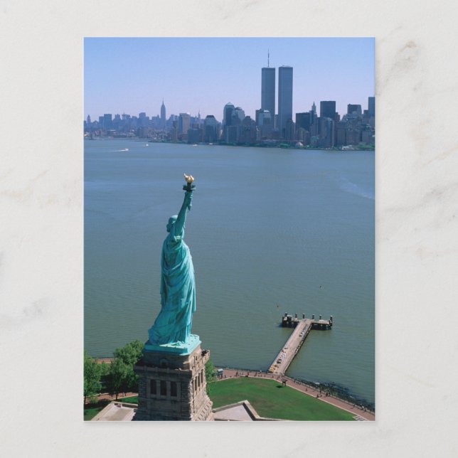 N.A., USA, New York, New York City. Die Statue Postkarte (Vorderseite)