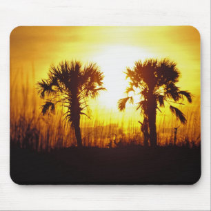 N.A., USA, South Carolina, Charleston. Sonnenunter Mousepad