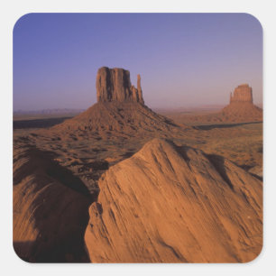 N.A., USA, Utah, Canyonlands National Park Quadratischer Aufkleber