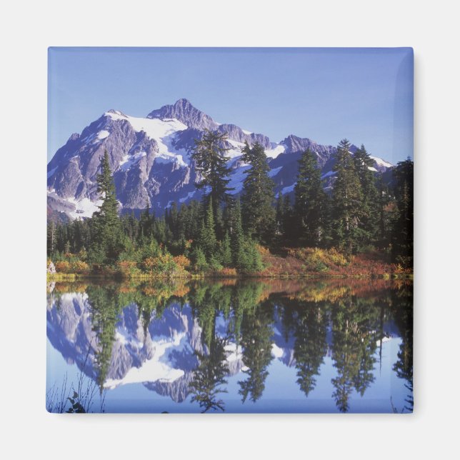 N.A., USA, Washington, Baker & Snoqualmie Magnet (Vorne)