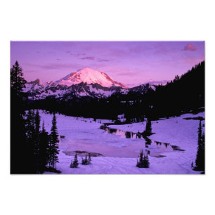 N.A., USA, Washington, Mt. Rainier National 2 Fotodruck