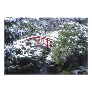 N.A., USA, Washington, Seattle. Mondbrücke Fotodruck