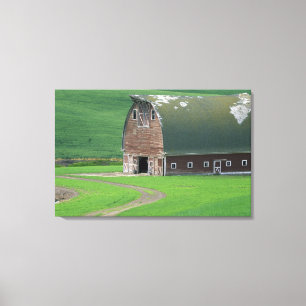 N.A., USA, Washington, Whitman County. Alt Leinwanddruck