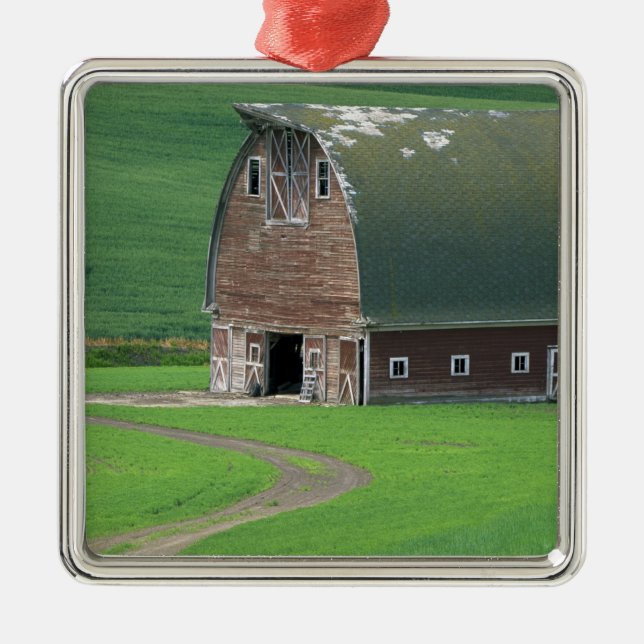 N.A., USA, Washington, Whitman County. Alt Silbernes Ornament (Vorne)