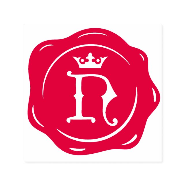 N - Anfangsbuchstabe des Siegels der antiken Wax G Permastempel (Design)