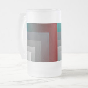 N - aquamarine graue Bordeaux Mattglas Bierglas