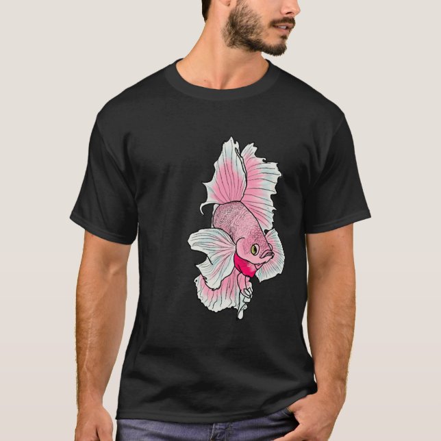 N’ Blue Betta Fish T-Shirt (Vorderseite)