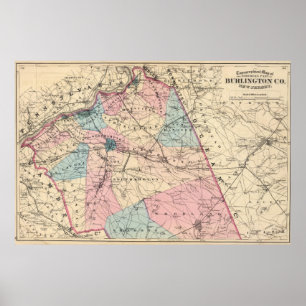 N Burlington Landkreis, NJ Poster
