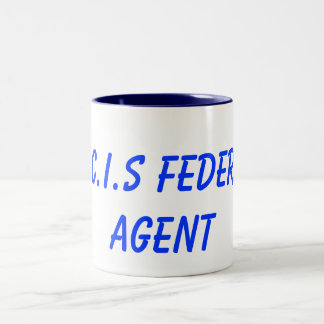 N.C.I.S bundesstaatlicher Agent Zweifarbige Tasse