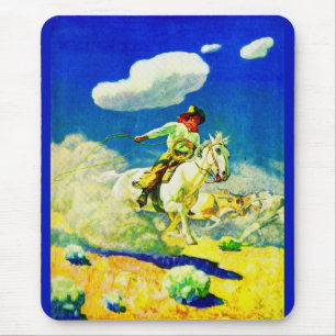 N. C. Wyeth Cowboy Mousepad
