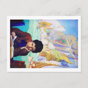 N C. Wyeth-Geschichte des Abenteuers Postkarte
