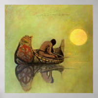 N C Wyeth Western Malerei "The Silent Fisherman"