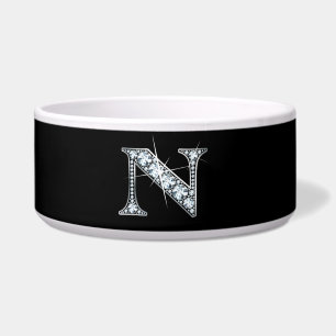N "Diamond Bling" Pet Bowl Napf